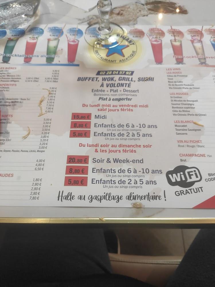 Restaurant ETOILEBRIANT buffet et Wok volonte - Menu Image 4